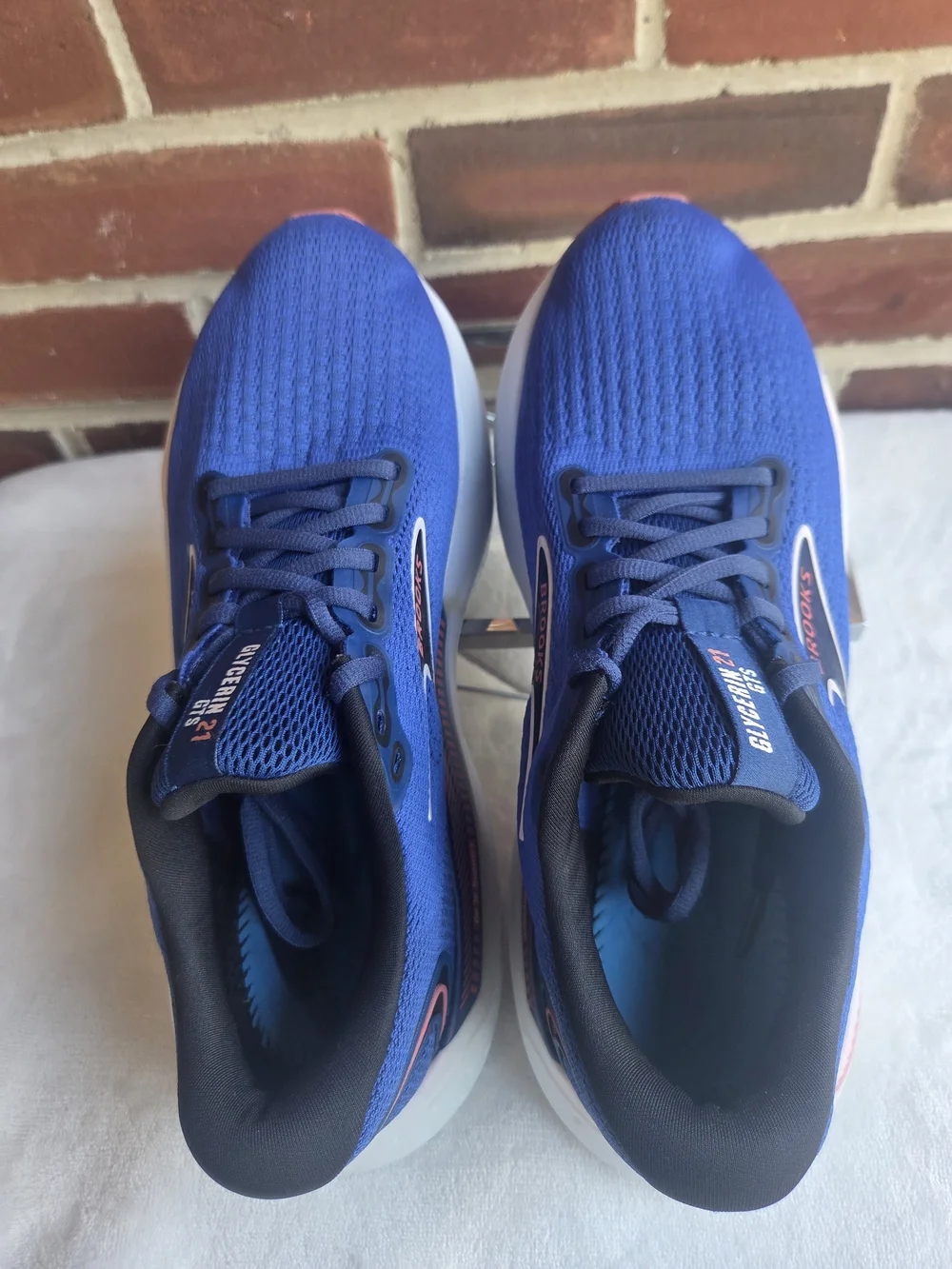 Brooks Glycerin GTS 21 Running‎ Shoes Blue Women’s Size 10 Medium B